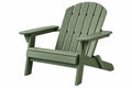 Poltrona da giardino 79 x 89 x 95 cm in plastica verde - stile Adirondack pieghevole